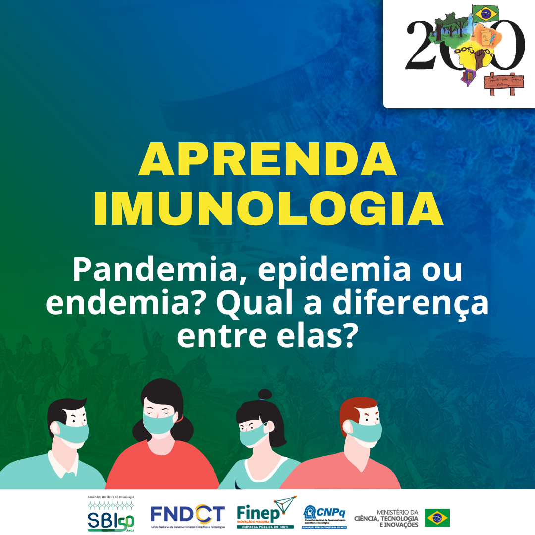 S Rie Aprenda Imunologia Pandemia Epidemia Ou Endemia Qual A
